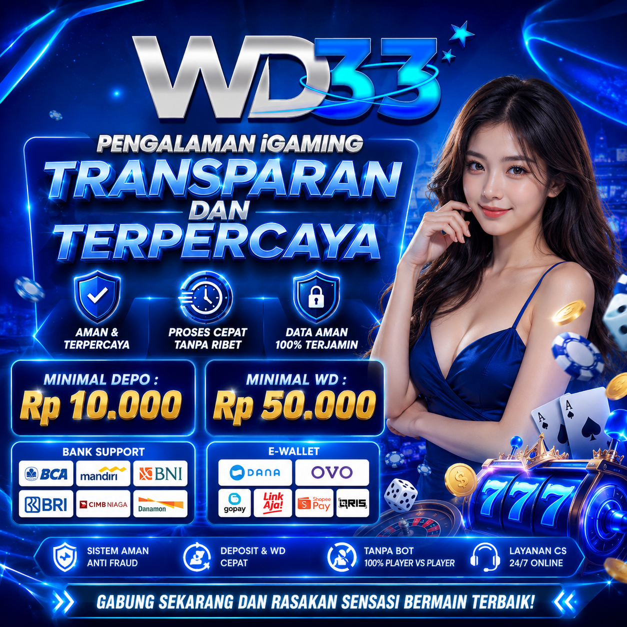 WD33 Situs Slot Online Gacor Terpercaya Hari Ini
